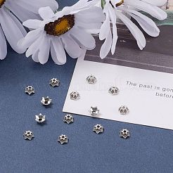 Крышки для бусин тибетского стиля&nbsp;LS-AA188-AS-NR