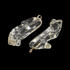 Подвески из прозрачной смолы со стразами&nbsp;LS-RESI-Q021-01C