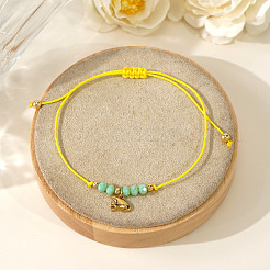 Браслеты из латуни с подвесками в виде рыбок&nbsp;BX9952