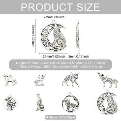 80шт 8 стиля подвески из сплава в тибетском стиле&nbsp;FIND-CJ0005-25