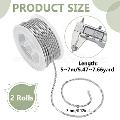 Нейлоновый шнур милан&nbsp;NWIR-WH0816-002C-02