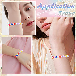 Непрозрачные акриловые бусины&nbsp;MACR-SP0002-06B