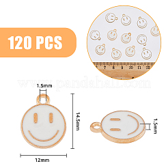 Подвески из эмали из сплава 120 шт.&nbsp;ENAM-FH0001-59