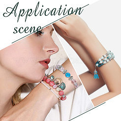 90 шт. 6 стиля бусины из сплава в тибетском стиле&nbsp;TIBE-LP0001-01AS