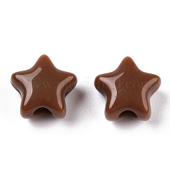 Непрозрачные акриловые бусины&nbsp;X-MACR-T047-01-01