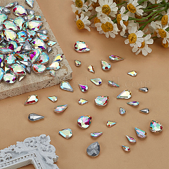 Стеклянные стразы кабошоны&nbsp;RGLA-FG0001-27