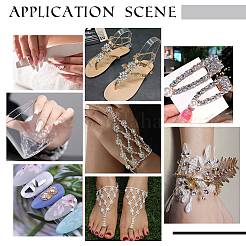 135 г прозрачных стеклянных бусин&nbsp;SEED-PH0002-04