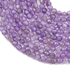 Природный аметист нитей бисера&nbsp;G-B171-C02-2mm