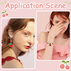 30 шт. подвески в виде фруктов из смолы&nbsp;CRES-SC0002-94