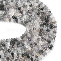 Естественный облачно кварц бисер пряди&nbsp;G-C280-A16-02