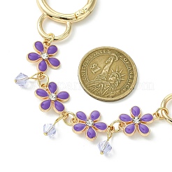 Цепи расширения мешков с пружинными кольцами из цинкового сплава&nbsp;X1-AJEW-BA00142-05