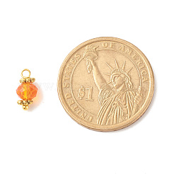 Подвеска из гальванических стеклянных бусин&nbsp;PALLOY-JF01344