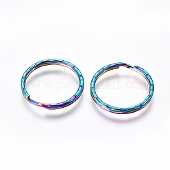 Ионное покрытие (ip) 304 нержавеющая сталь разъемные брелоки&nbsp;LS-STAS-G201-09A-M