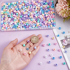 100 г непрозрачных акриловых европейских бусин&nbsp;OPDL-ME0001-01