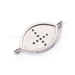 Соединители из латуни с микрочастицами и кубическим цирконием&nbsp;ZIRC-L090-046P