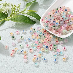 300 шт. Светящиеся акриловые бусины&nbsp;MACR-YW0001-40