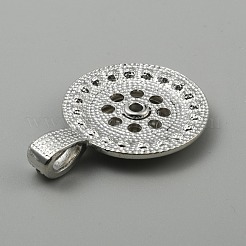 Кулон со стразами из сплава&nbsp;FIND-WH0110-278