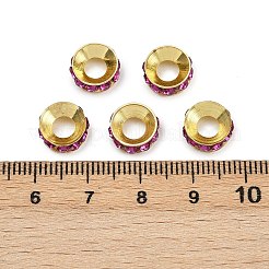 Латунные бусины разделители для поставки стразов&nbsp;RB-A020-9mm-24G