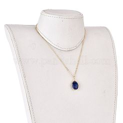 Ожерелья с подвесками из натурального лазурита&nbsp;X-NJEW-JN03080-03