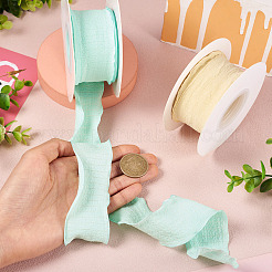 2 рулон 2-цветных полиэстеровых лент с рюшами&nbsp;OCOR-TA0001-76B