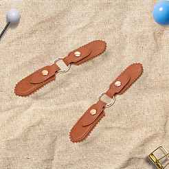 6 шт. искусственной кожи с декоративными пряжками из сплава&nbsp;FIND-CL0001-41