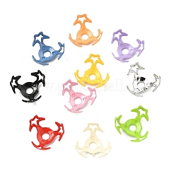 100 шт. 10-х цветные полые акриловые колпачки для бусин&nbsp;DIY-CJ0003-12