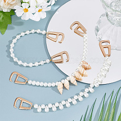 Цепочка для украшения обуви из стеклянного жемчуга и бисера&nbsp;FIND-GO00007