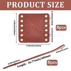 Чехлы на руль велосипеда из искусственной кожи для шоссейного велосипеда&nbsp;AJEW-WH20018-101A