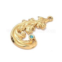 Подвески из нержавеющей стали 304 со стразами&nbsp;STAS-L308-08G