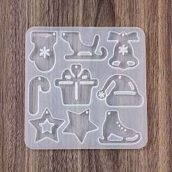 Рождественские подвески своими руками в силиконовой форме&nbsp;DIY-K073-19E