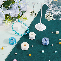 4 рулон 4-х цветных полиэстеровых ниток со специальным покрытием для бисера&nbsp;OCOR-SC0001-08A