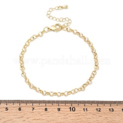 Браслет-цепочка из латуни для женщин&nbsp;BJEW-A065-08G