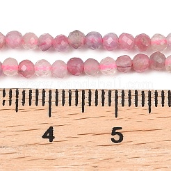 Натуральный розовый турмалин бисер нитей&nbsp;G-N342-33C-01