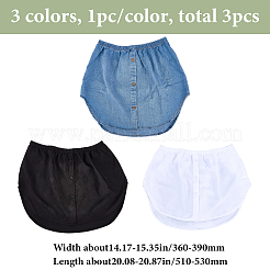 3 шт. нижняя юбка из двухцветного полиэстера&nbsp;AJEW-CY0001-42