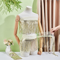 Отделка из полиэстеровой бахромы и кружева&nbsp;DIY-WH0671-008A