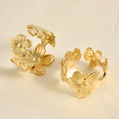 Кольца-манжеты из нержавеющей стали 304 для женщин&nbsp;KF1172-2