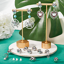 Латунные клипсы серьги&nbsp;KK-SP0001-14P