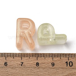 Светящиеся прозрачные акриловые бусины&nbsp;LACR-S001-05