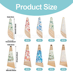 16шт 8 деревянных подвески&nbsp;FIND-TA0005-89