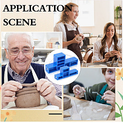 2 шт. резак для глины из АБС-пластика и железной проволоки&nbsp;DIY-WH0750-119