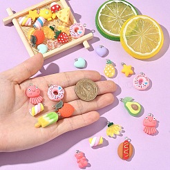 Подвески из непрозрачной смолы 40 шт.&nbsp;RESI-YW0005-82