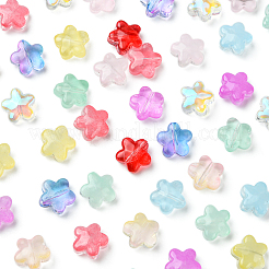 30 шт. Гальванические стеклянные бусины&nbsp;GLAA-FS0001-98