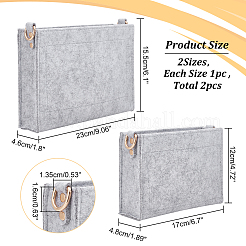 2 шт. 2 вставок-органайзера из шерстяного фетра&nbsp;FIND-WR0007-41C