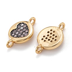 Латунные микропейв прозрачные кубические циркониевые бусины звенья соединители&nbsp;ZIRC-M114-36G