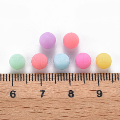 Непрозрачные акриловые бусины&nbsp;X-PAB702Y-B01