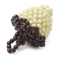 Подвески из бисера в виде желудей&nbsp;PALLOY-MZ00448