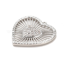 Покрытие стойки латунь микропаве прозрачные подвески из кубического циркония&nbsp;KK-L210-010P