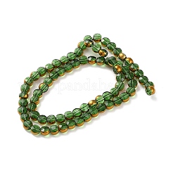 Стеклянные бусины с гальваническим покрытием &nbsp;LS-EGLA-A040-01D