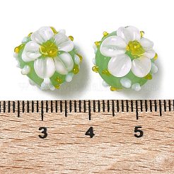 Эмалевые бусины ручной работы в технике лэмпворк&nbsp;LAMP-Z020-05B