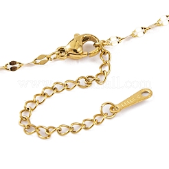 Женские подвески в стиле бохо из плетеной сетки/паутинки с перьями 201 из нержавеющей стали&nbsp;NJEW-G087-03G